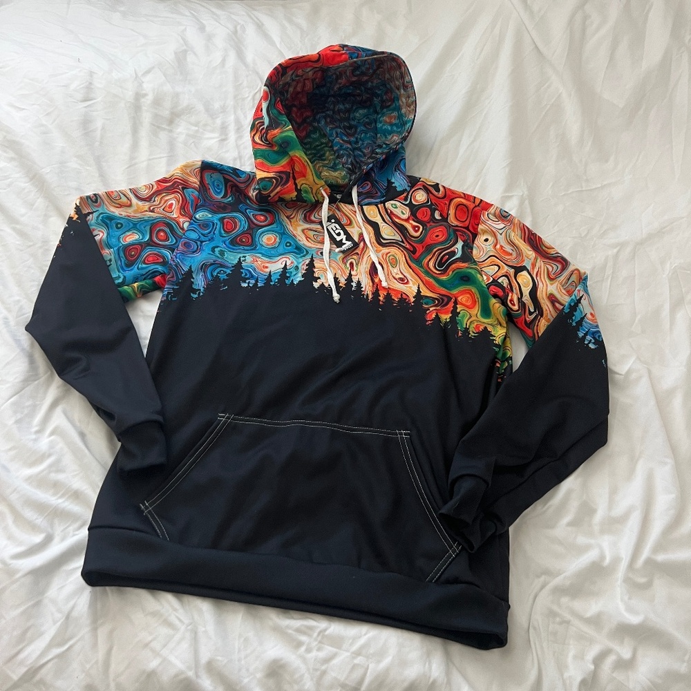 iedm night sky unisex hoodie